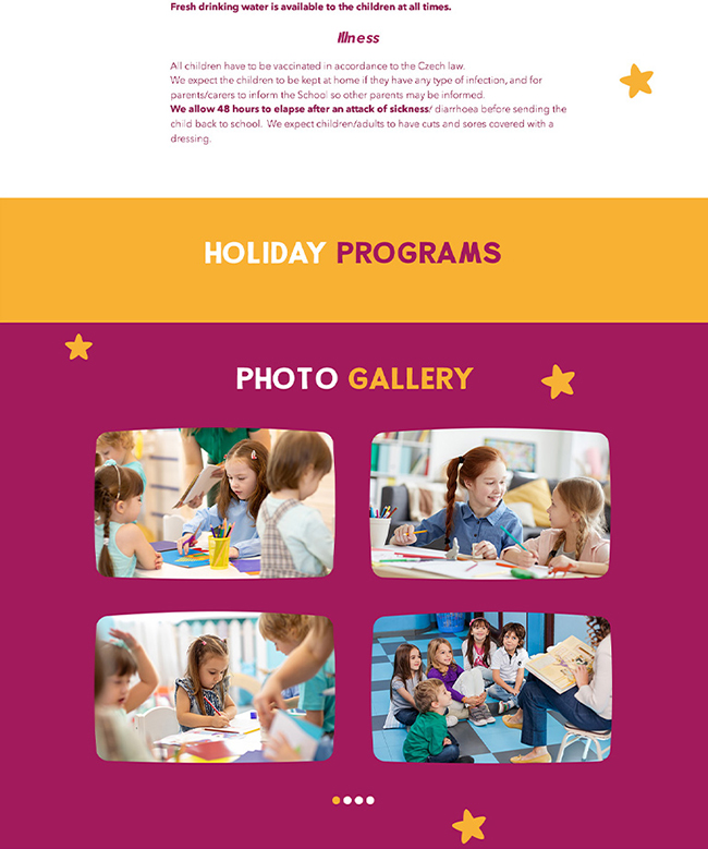 webdesign LITTLE STARS