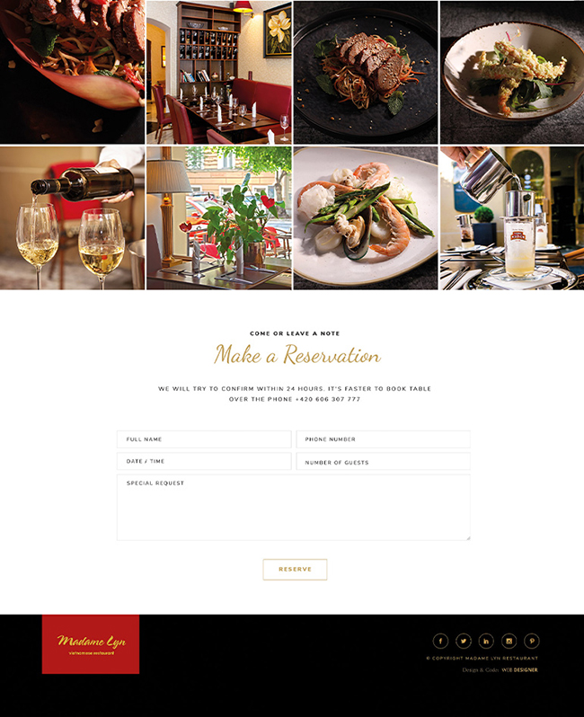 webdesign MADAME LYN