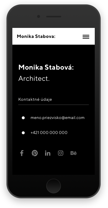 responzivita Monika Stabova Architect